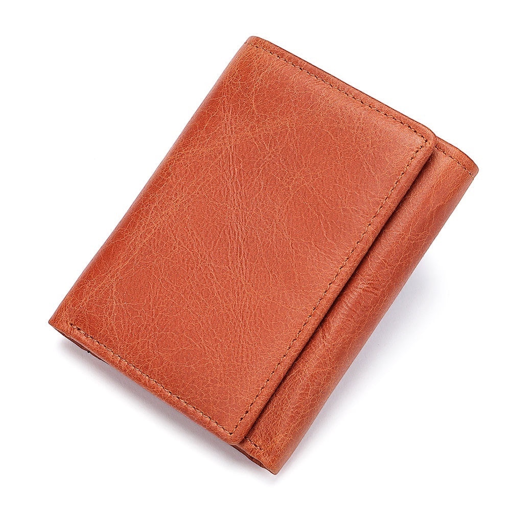 Barcon Getta Inc 2 Way folder wallet in genuine leather with 10 card slots, 2 bill compartments, and ID window.