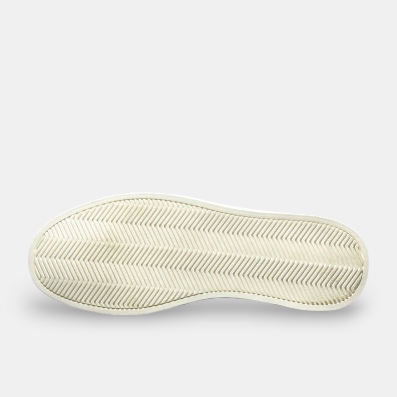 Barcon Getta Inc MEDA LOW TOP SUEDE sneaker sole with herringbone tread pattern.