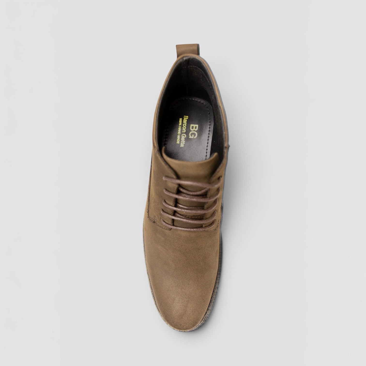 Barcon Getta Inc WINDHOEK tan suede lace-up chukka boots for men, classic design with durable sole.